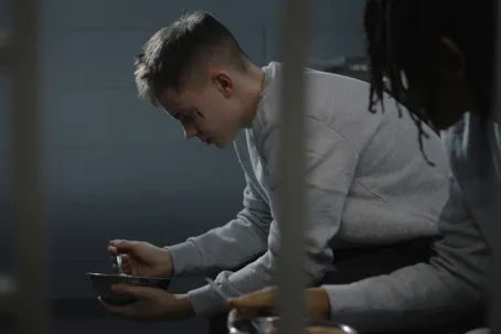 Teenage criminals serve term for crimes in jail.